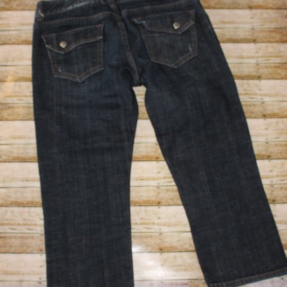 COPY - EXPRESS CAPRI Pants SIZE  8 X2 denim - Picture 4 of 5